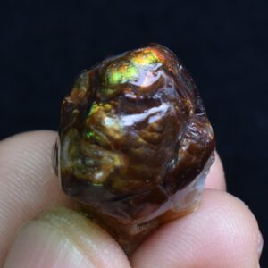 Mexican Rough Raw Fire Agate Specimen Rock - Top Grade - 47ct #45