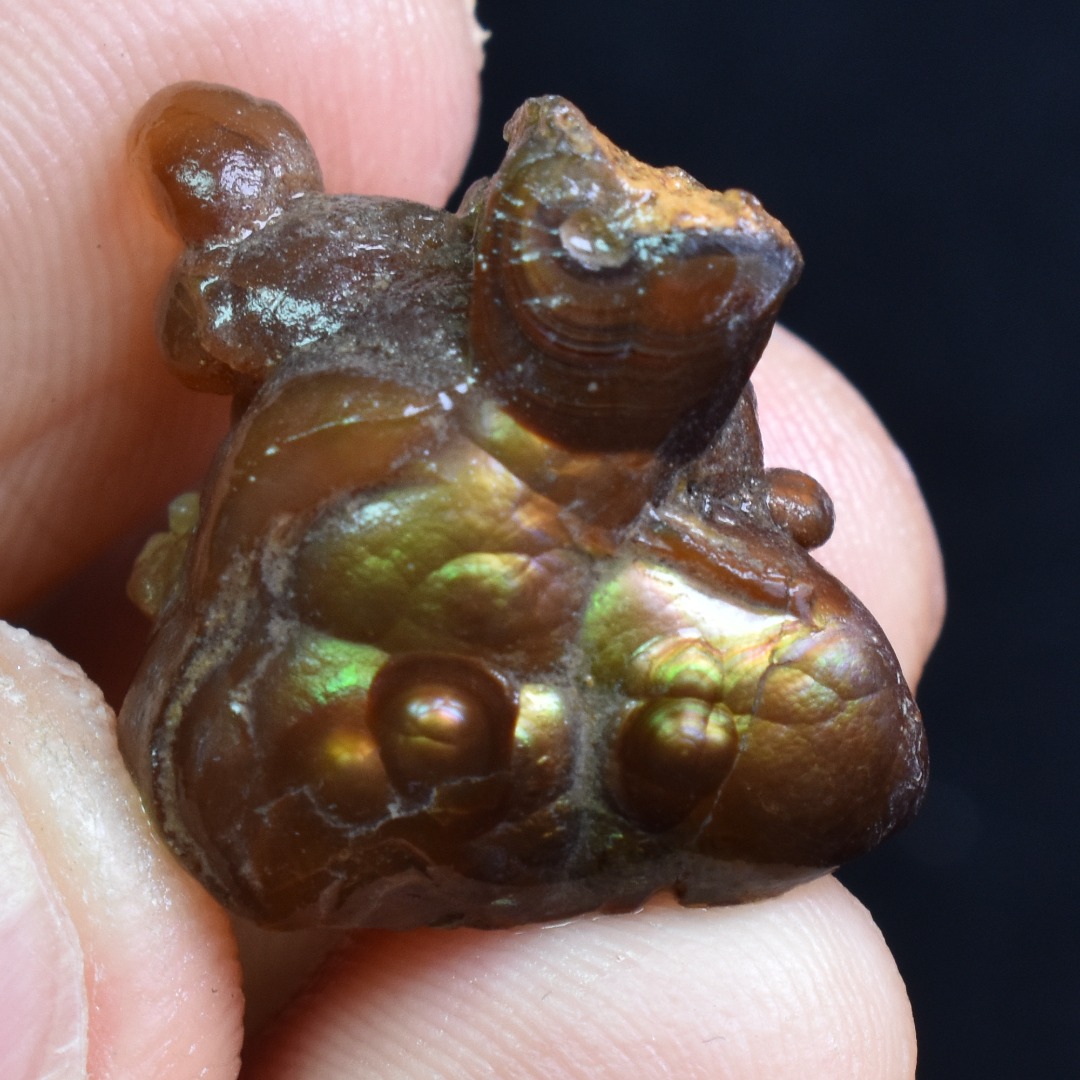 Mexican Rough Raw Fire Agate Specimen Rock - Top Grade - 23ct #46 - Image 6