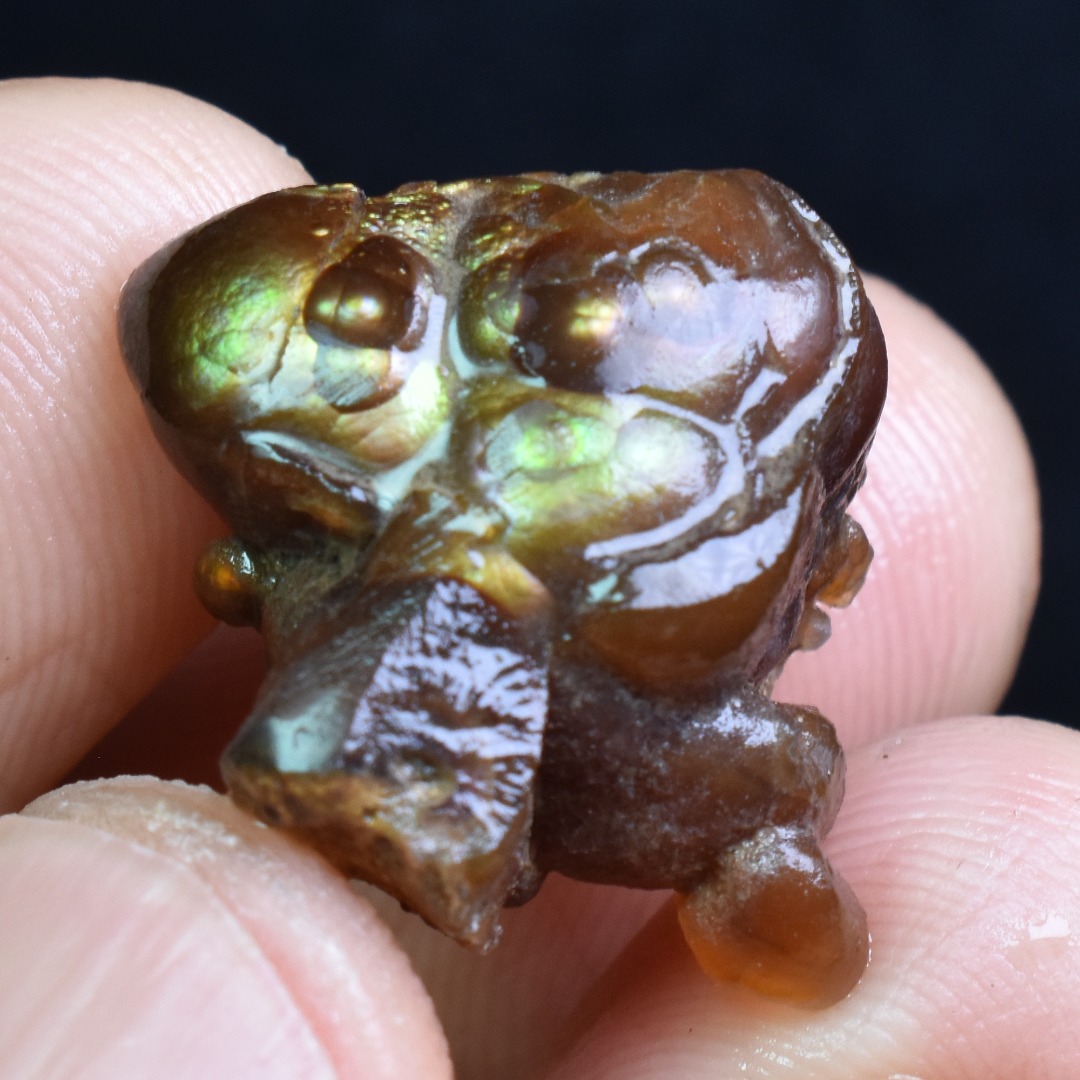 Mexican Rough Raw Fire Agate Specimen Rock - Top Grade - 23ct #46 - Image 4