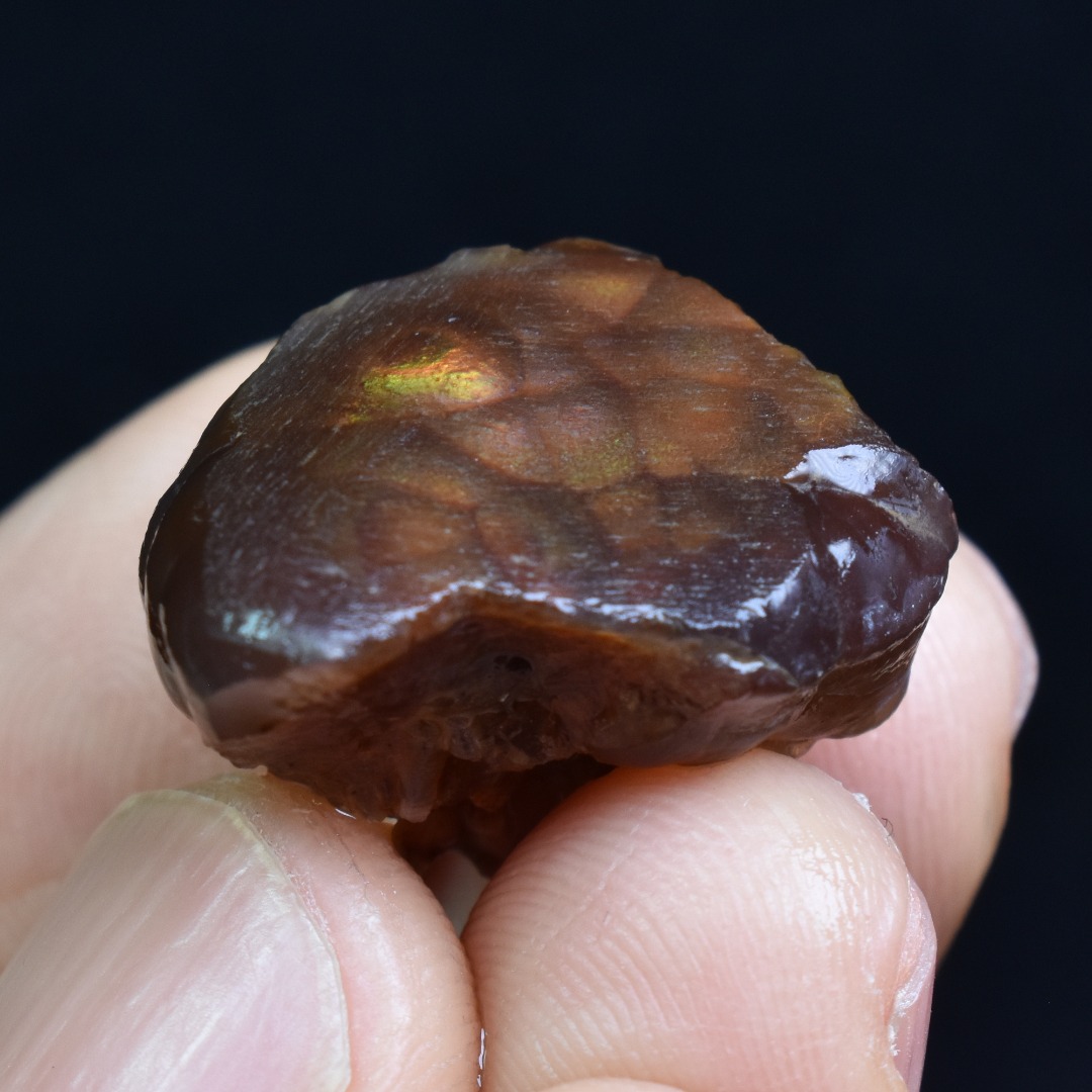 Mexican Rough Raw Fire Agate Specimen Rock - Top Grade - 32ct #47 - Image 2