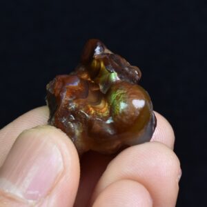 Mexican Rough Raw Fire Agate Specimen Rock - Top Grade - 42ct #48