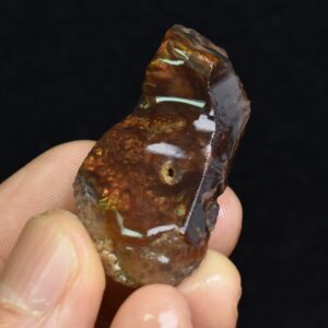 Mexican Rough Raw Fire Agate Specimen Rock - Top Grade - 69ct #49