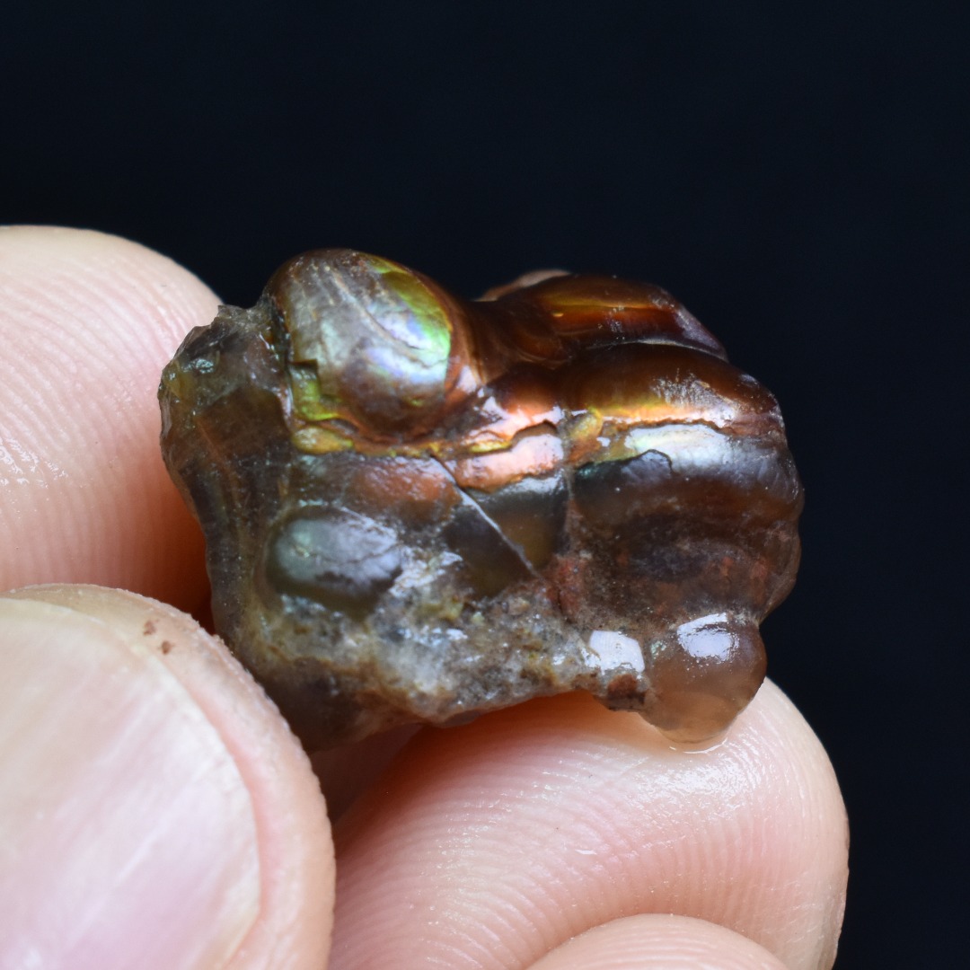 Mexican Rough Raw Fire Agate Specimen Rock - Top Grade - 23ct #51 - Image 5