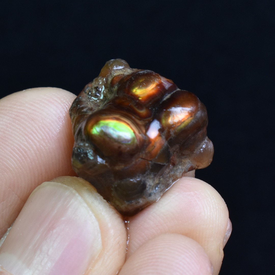 Mexican Rough Raw Fire Agate Specimen Rock - Top Grade - 23ct #51 - Image 2