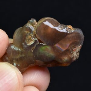 Mexican Rough Raw Fire Agate Specimen Rock - Top Grade - 47ct #52