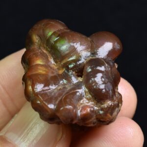 Mexican Rough Raw Fire Agate Specimen Rock - Top Grade - 86ct #56