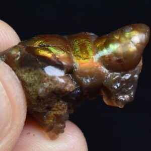 Mexican Rough Raw Fire Agate Specimen Rock - Top Grade - 24ct #60