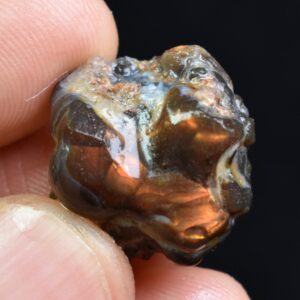 Mexican Rough Raw Fire Agate Specimen Rock - Top Grade - 22ct #68