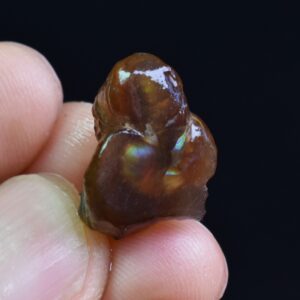 Mexican Rough Raw Fire Agate Specimen Rock - Top Grade - 13ct #79