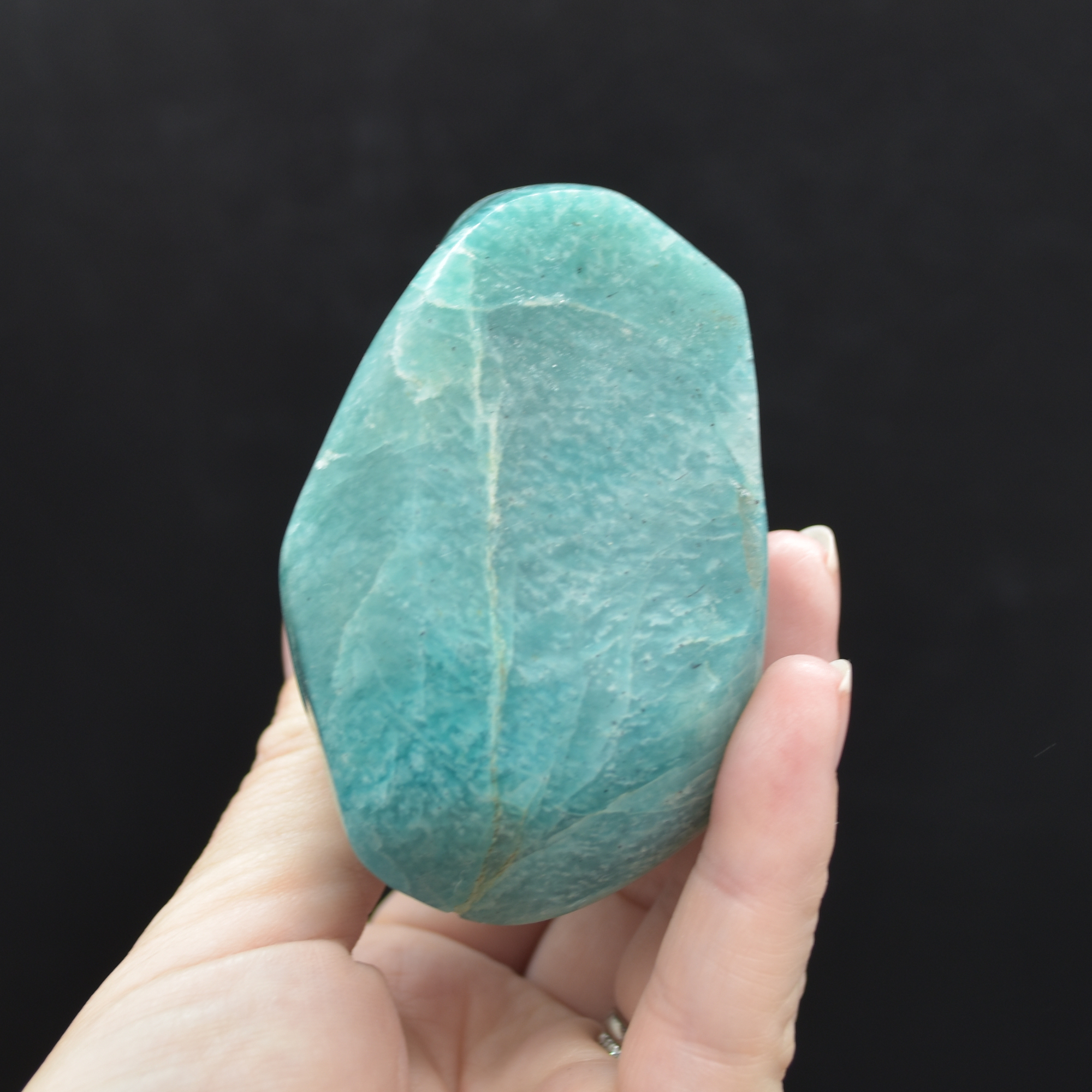 Amazonite Crystal Flame, Freeform - 1 Count - 9.7cm - 326 grams - Image 3