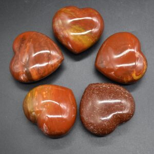 Jasper Crystal Heart