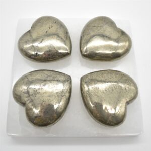 Pyrite Crystal Heart