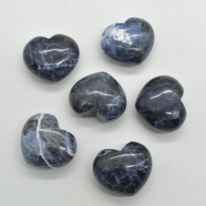 Sodalite Crystal Heart