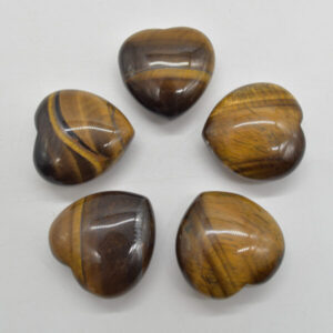 Tiger Eye Crystal Heart