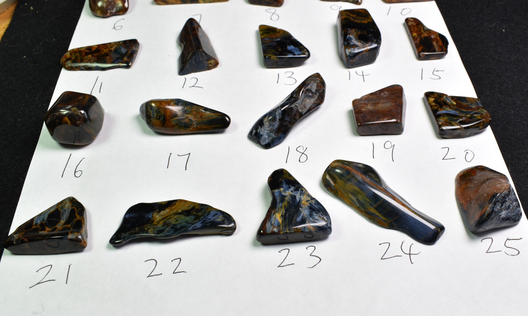 Golden, Blue Pietersite Top Grade Polished Tumble Stone Freeform from Namibia - Top Grade - 25 Options - G1 - Image 5