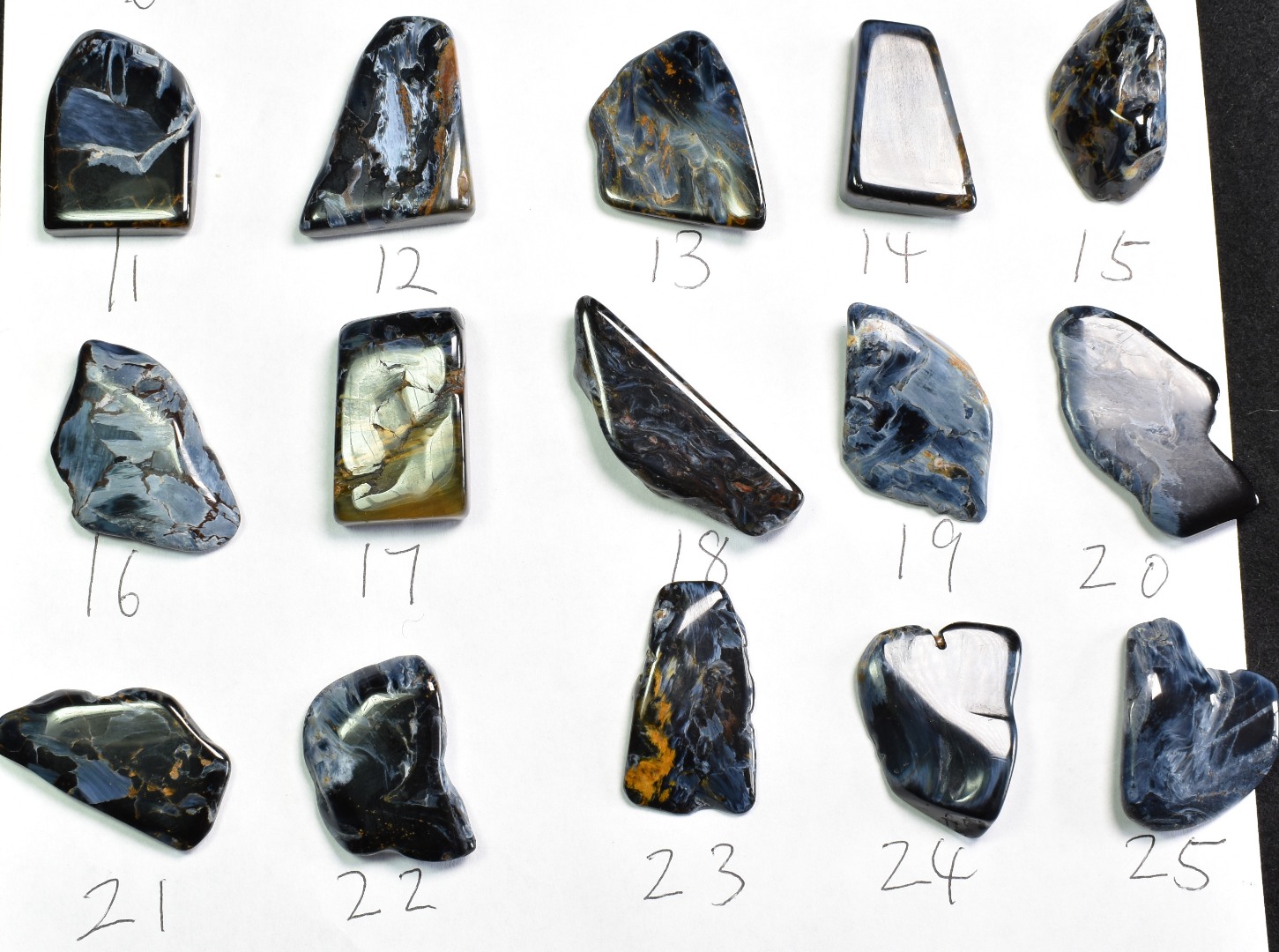 Golden, Blue Pietersite Top Grade Polished Tumble Stone Freeform from Namibia - Top Grade - 25 Options - G2 - Image 6