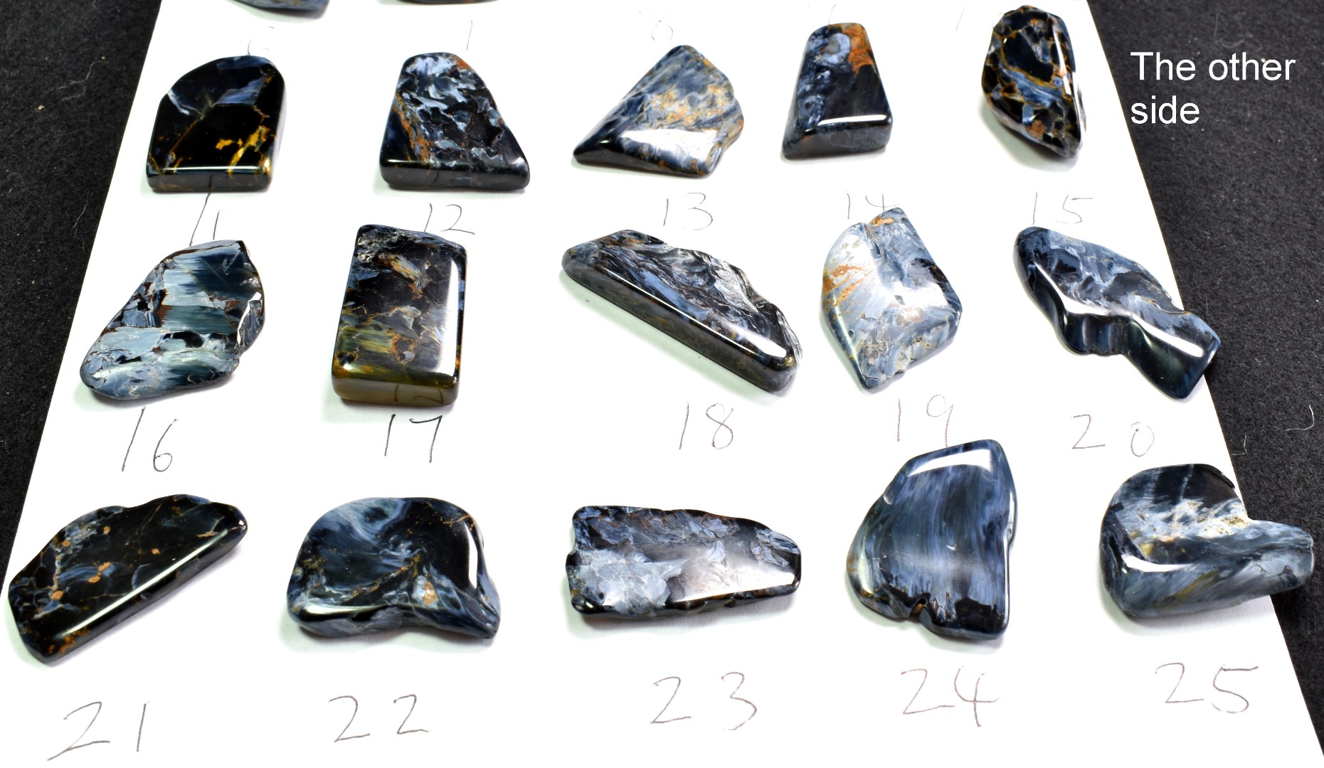 Golden, Blue Pietersite Top Grade Polished Tumble Stone Freeform from Namibia - Top Grade - 25 Options - G2 - Image 8
