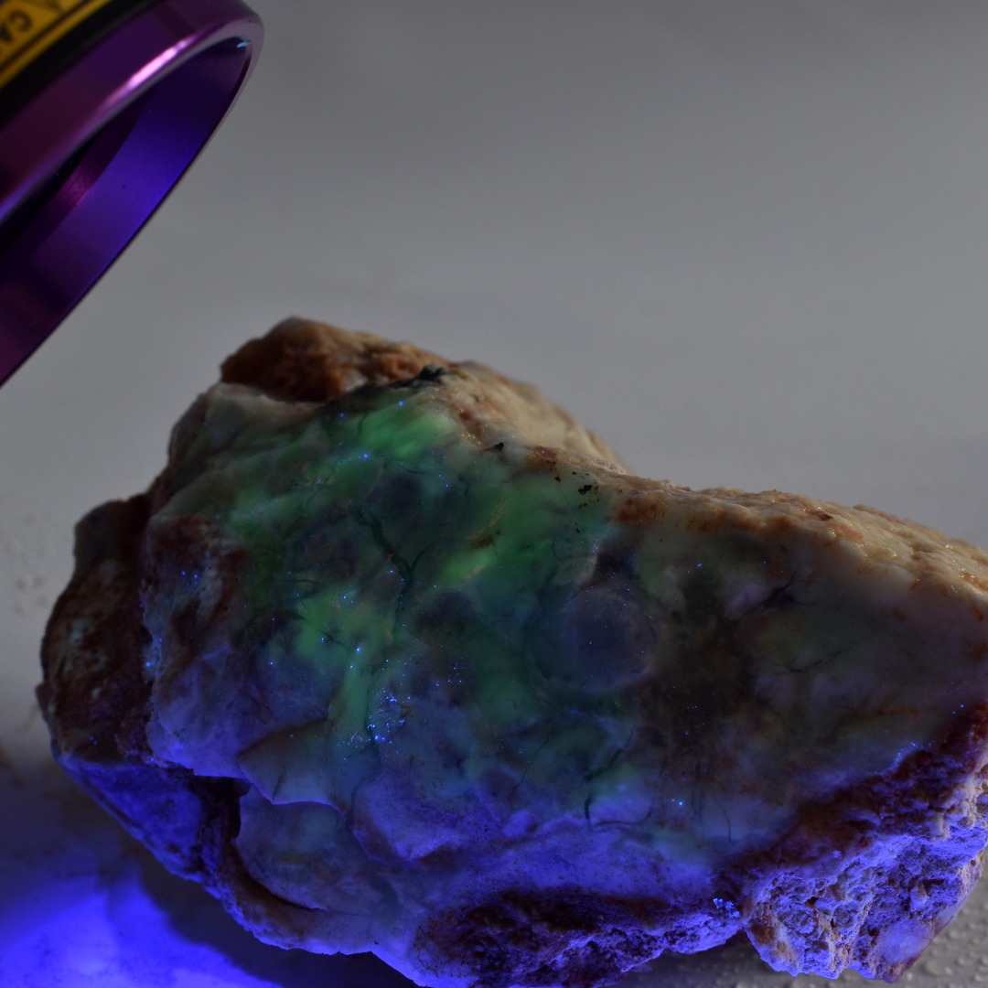 Morado Opal, Violet Flame Opal, Mexico Purple Opal - Raw Crystal Specimen - 501 grams - Image 5