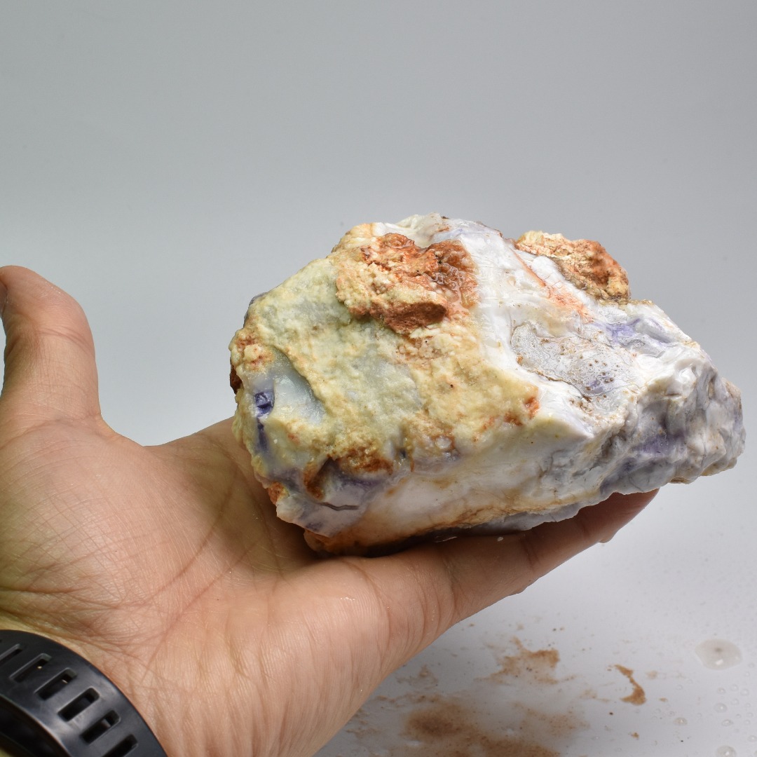 Morado Opal, Violet Flame Opal, Mexico Purple Opal - Raw Crystal Specimen - 501 grams - Image 6