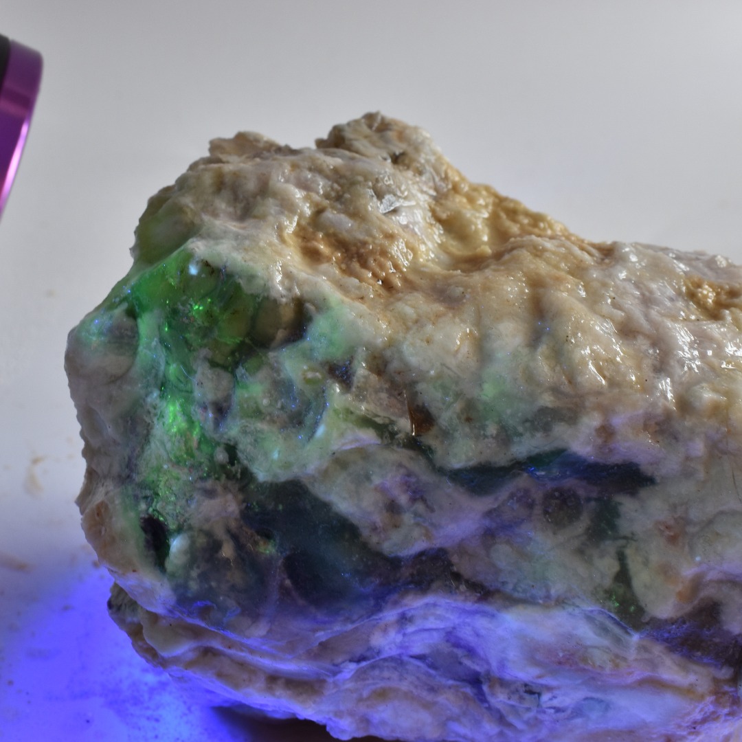 Morado Opal, Violet Flame Opal, Mexico Purple Opal - Raw Crystal Specimen - 880 grams - Image 7