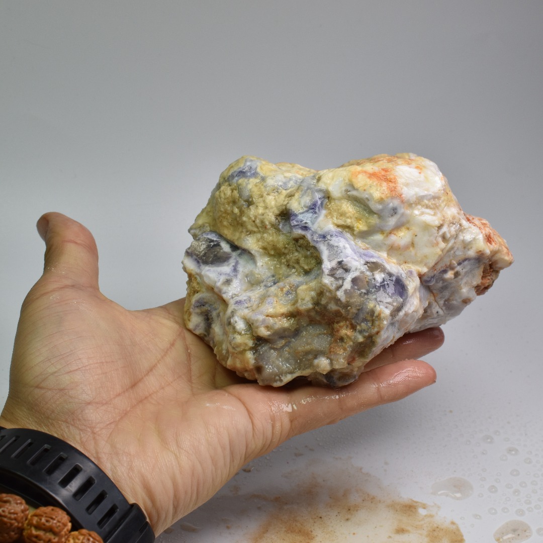 Morado Opal, Violet Flame Opal, Mexico Purple Opal - Raw Crystal Specimen - 880 grams - Image 4