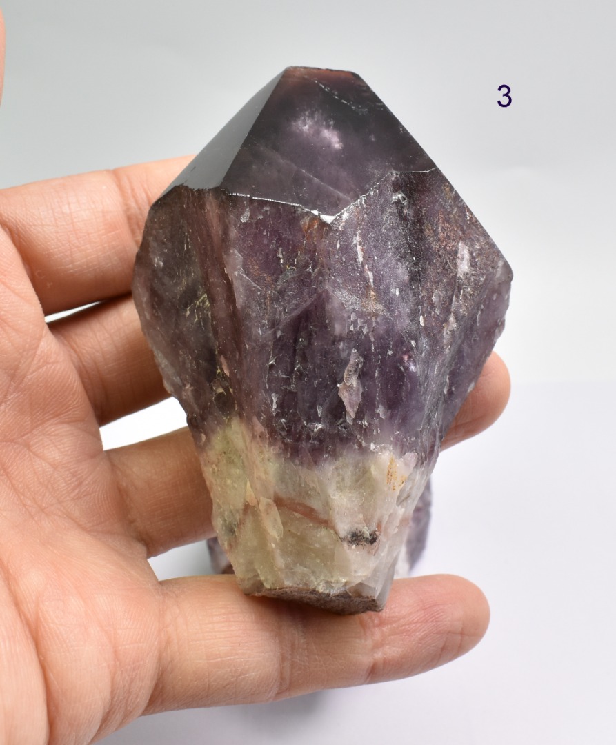 Super Seven 7 Natural Raw Crystal Amethyst Point, Wand - 6 Options - Image 6