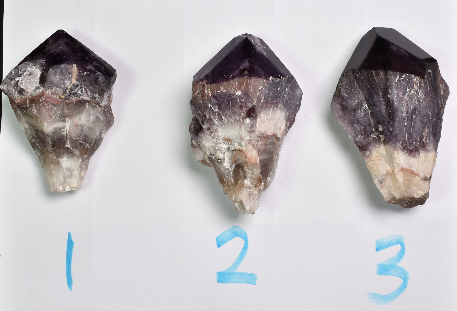 Super Seven 7 Natural Raw Crystal Amethyst Point, Wand - 6 Options - Image 2