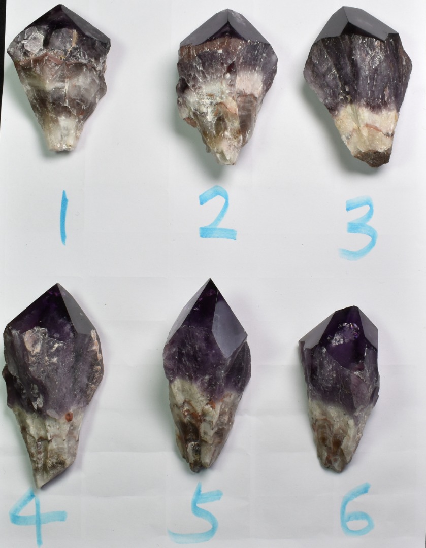 Super Seven 7 Natural Raw Crystal Amethyst Point, Wand - 6 Options - Image 10
