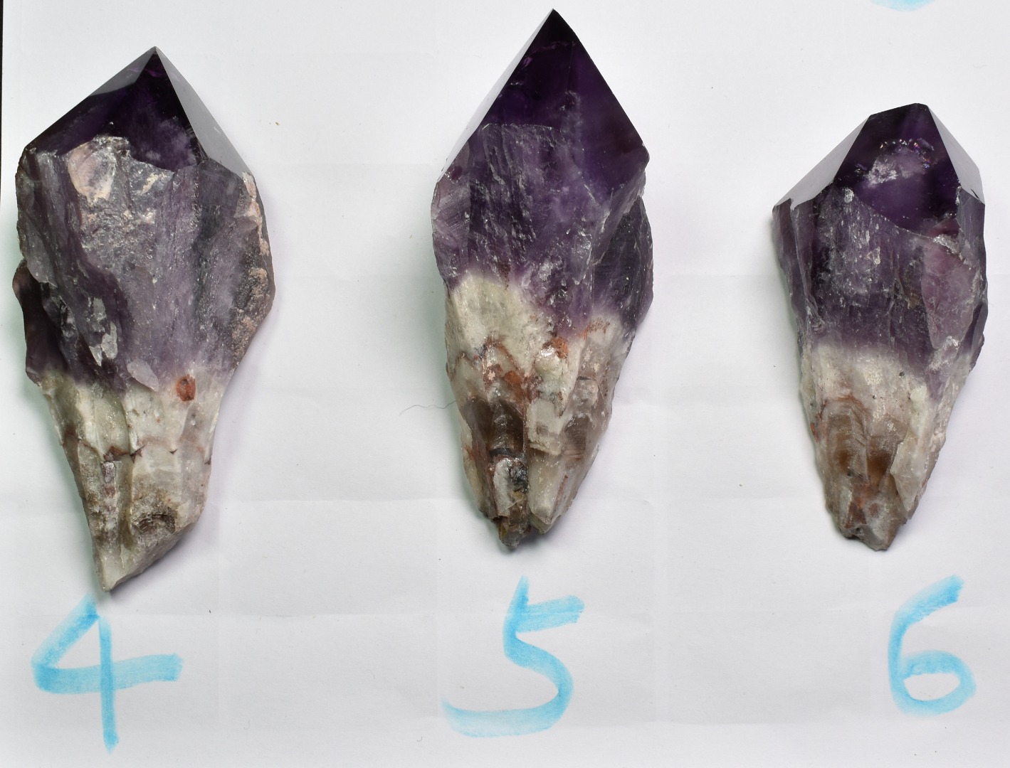 Super Seven 7 Natural Raw Crystal Amethyst Point, Wand - 6 Options - Image 3