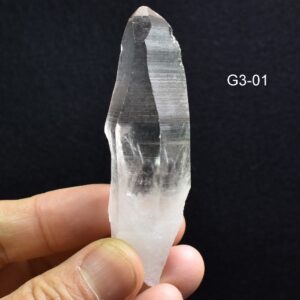 Lemurian Quartz Crystal Point, Wand from Brazil - 10 Options - G3