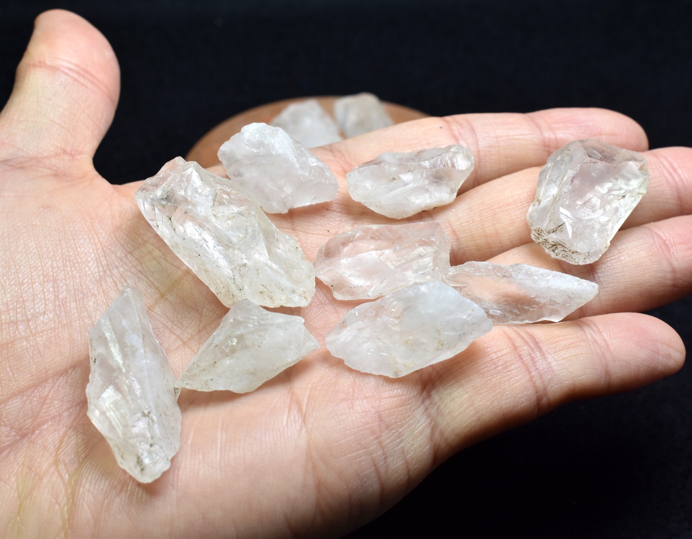 Satyaloka Raw Quartz Crystal Synergy 12 From India - 3 Sizes - Image 2