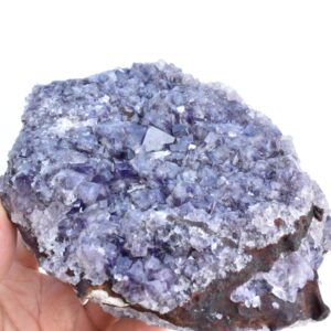 Purple Fluorite Raw Cluster Specimen - Sourced Greenlaws Mine, England, UK - 1304 grams #GLF01-01