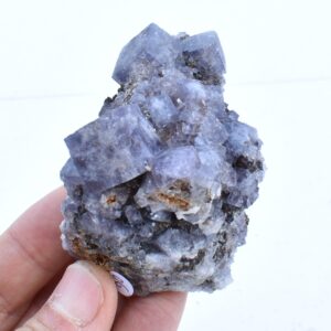 Purple Fluorite Raw Cluster Specimen - Sourced Greenlaws Mine, England, UK - 180 grams #GLF03-06