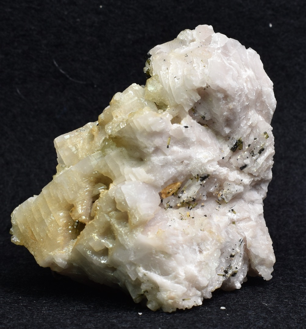 Green Herderite with Schorl Black Tourmaline, Elbaite Green Tourmaline, Albite, Feldspar, Rare, Synergy 12, Crystal Specimen - 69 grams - Image 7