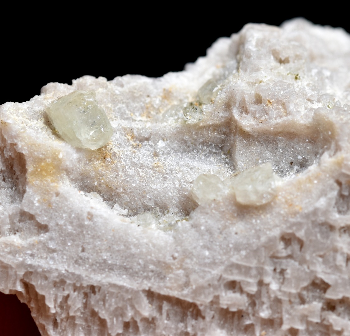 Natural Green Herderite on Feldspar, Rare, Synergy 12, Crystal Specimen - 22 grams - Image 6