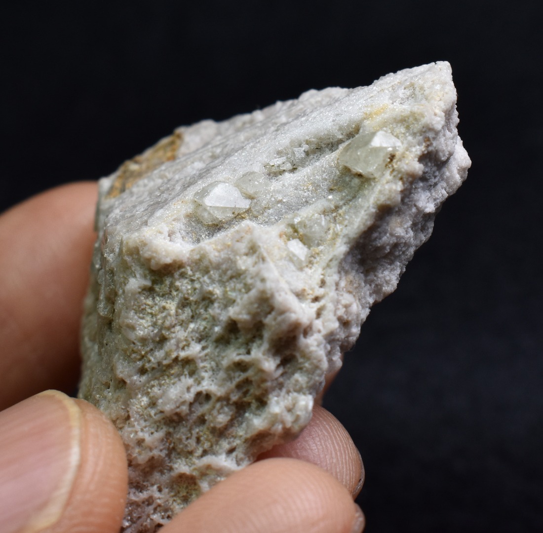Natural Green Herderite on Feldspar, Rare, Synergy 12, Crystal Specimen - 22 grams - Image 3