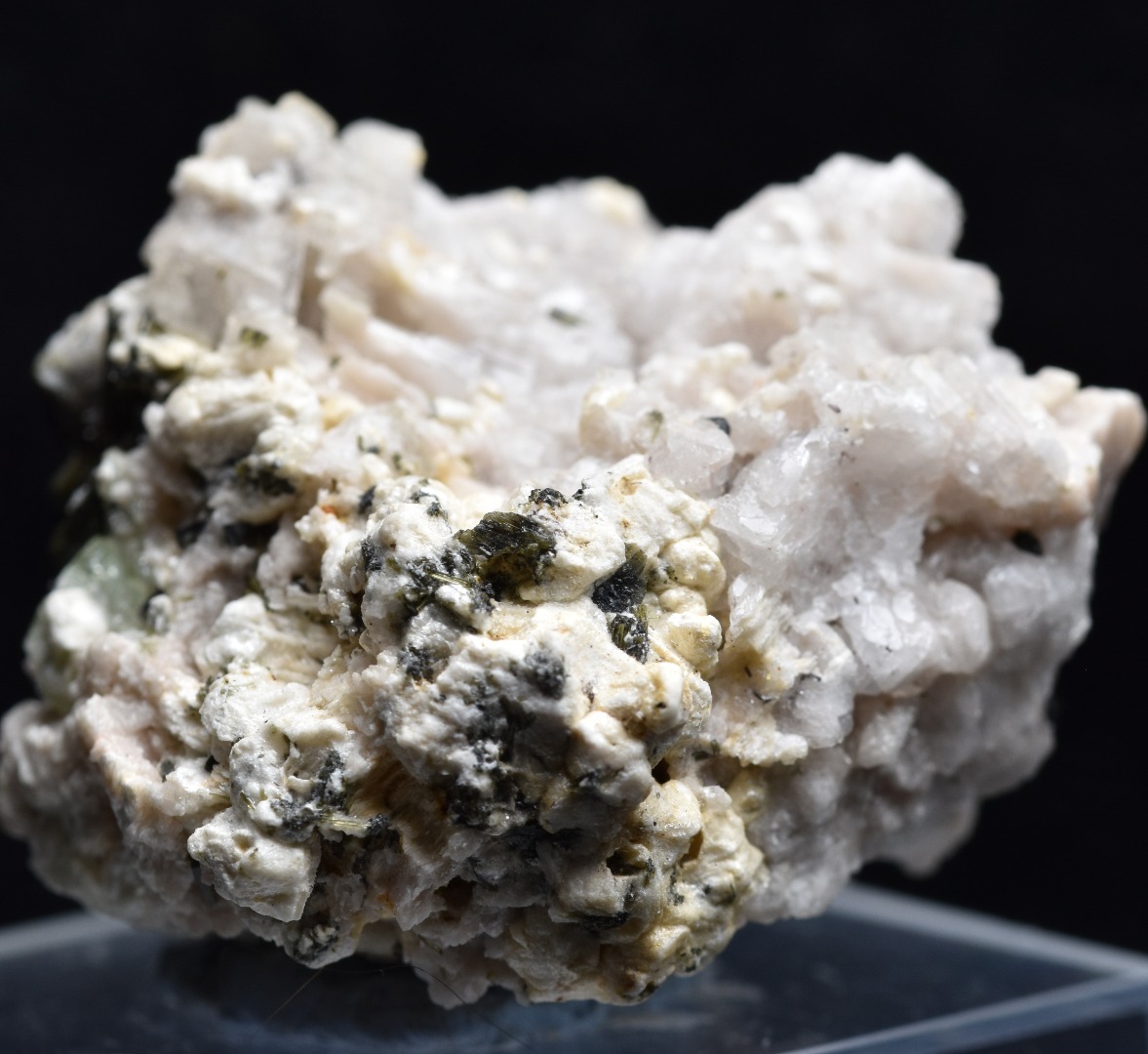 Green Herderite with Elbaite Green Tourmaline, Albite, Feldspar, Rare, Synergy 12, Crystal Specimen - 26 grams - Image 2