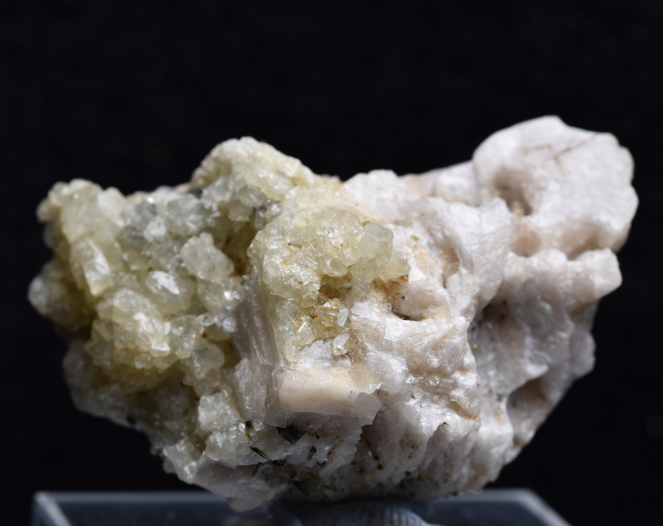 Green Herderite with Elbaite Green Tourmaline, Albite, Rare, Synergy 12, Crystal Specimen - 22 grams - Image 4