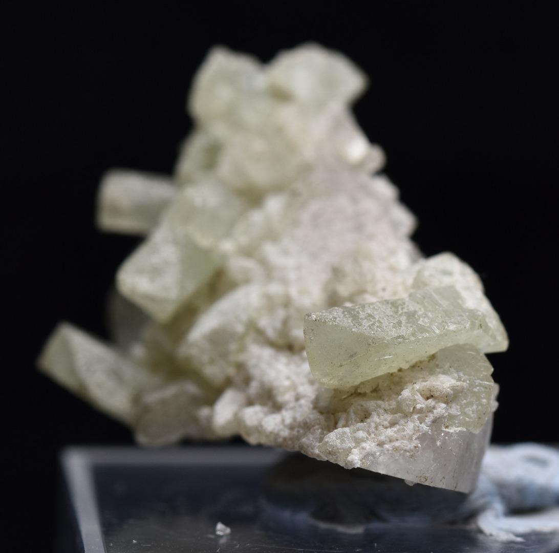 Natural Green Herderite with Albite, Rare, Synergy 12, Crystal Specimen - 7 grams - Image 7