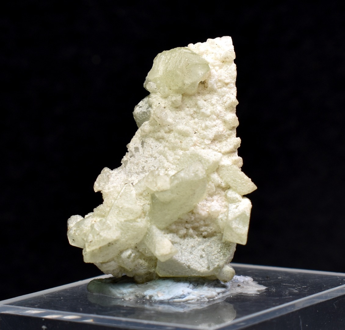 Natural Green Herderite with Albite, Rare, Synergy 12, Crystal Specimen - 7 grams - Image 8