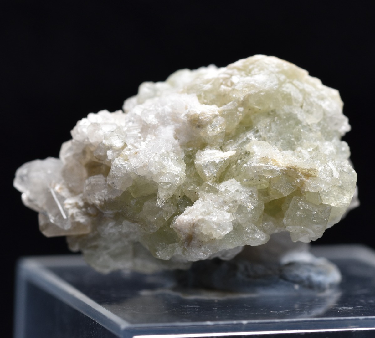 Natural Green Herderite with Albite and Quartz, Rare, Synergy 12, Crystal Specimen - 13 grams - Image 6