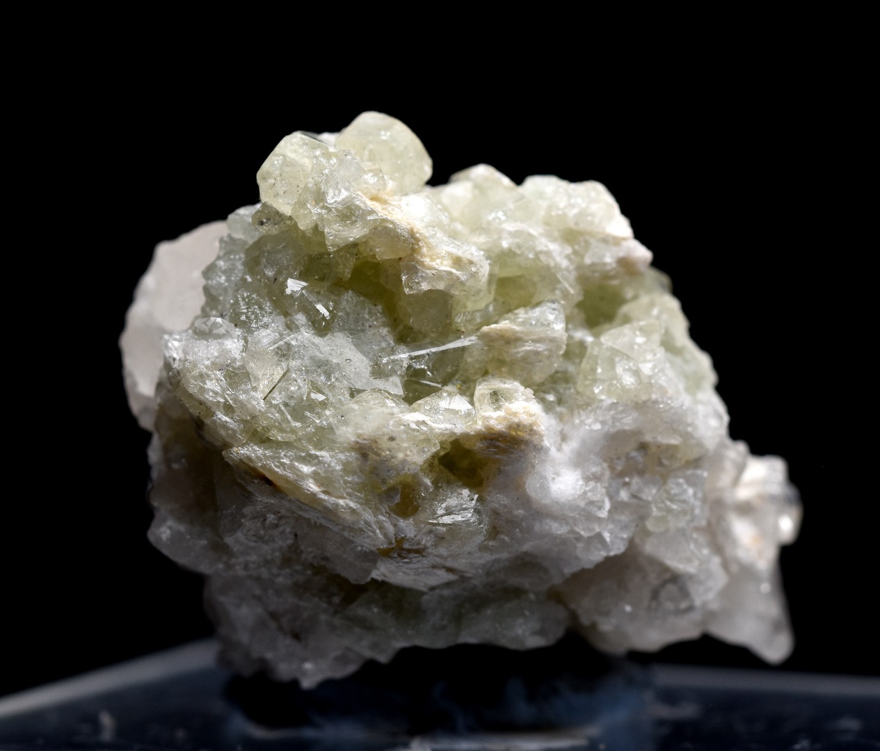 Natural Green Herderite with Albite and Quartz, Rare, Synergy 12, Crystal Specimen - 13 grams - Image 2