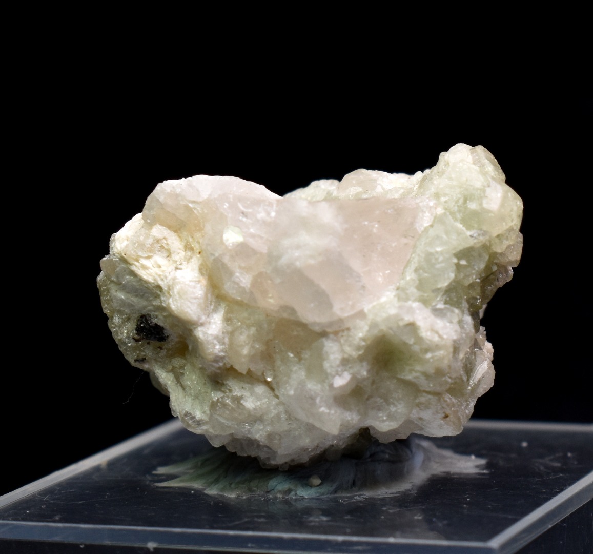 Natural Green Herderite with Albite and Quartz, Rare, Synergy 12, Crystal Specimen - 13 grams - Image 4