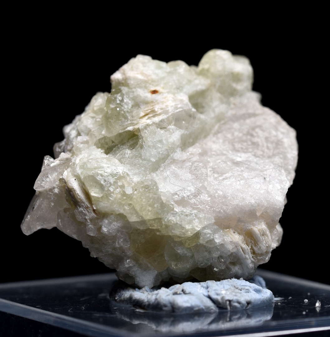 Natural Green Herderite with Albite and Quartz, Rare, Synergy 12, Crystal Specimen - 13 grams - Image 3