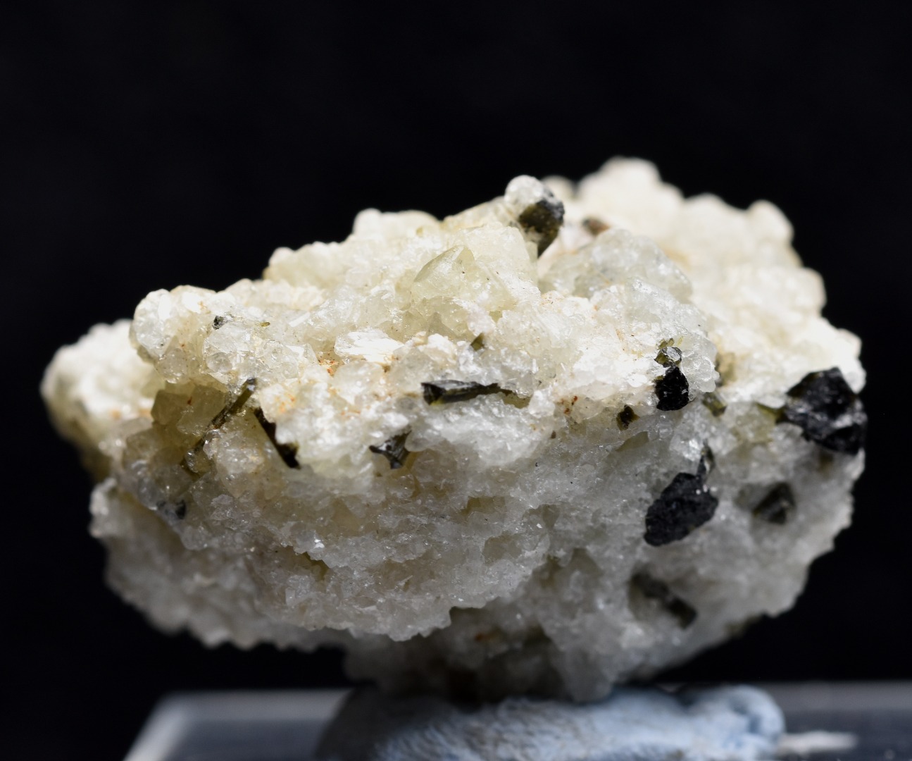 Green Herderite with Elbaite Green Tourmaline, Albite, Quartz, Rare, Synergy 12, Crystal Specimen - 14 grams - Image 4