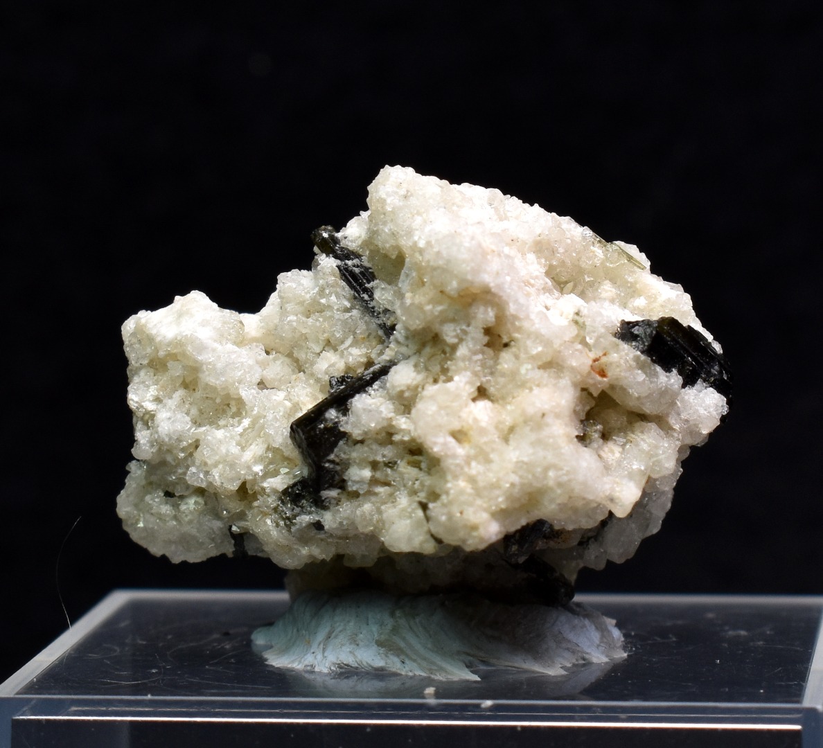 Green Herderite with Elbaite Green Tourmaline, Albite, Quartz, Rare, Synergy 12, Crystal Specimen - 14 grams - Image 5