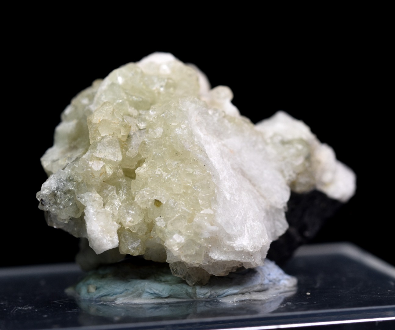 Green Herderite with Schorl Black Tourmaline, Albite, Rare, Synergy 12, Crystal Specimen - 8 grams - Image 3