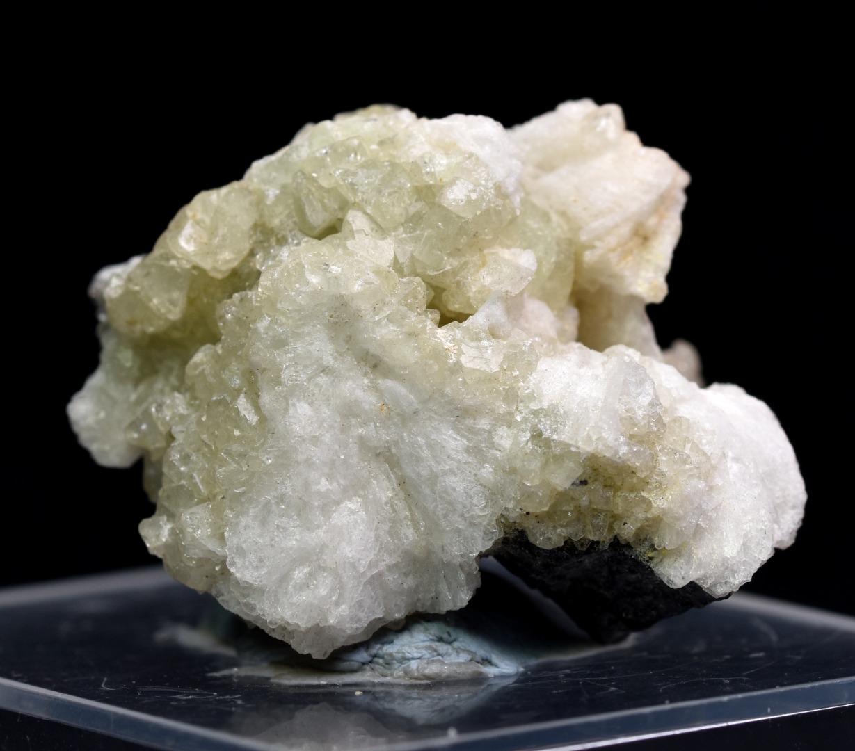 Green Herderite with Schorl Black Tourmaline, Albite, Rare, Synergy 12, Crystal Specimen - 8 grams - Image 6