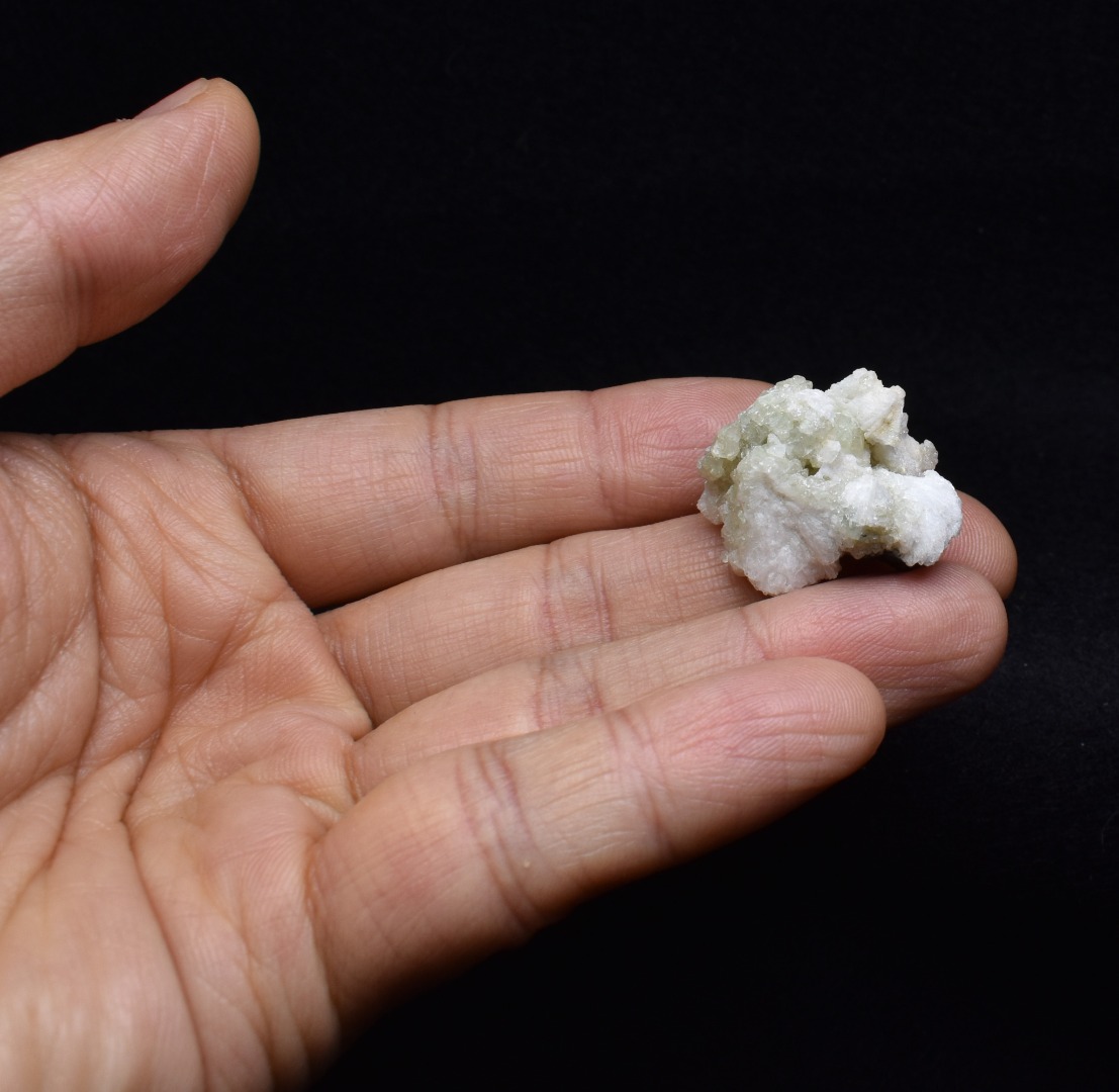 Green Herderite with Schorl Black Tourmaline, Albite, Rare, Synergy 12, Crystal Specimen - 8 grams - Image 8