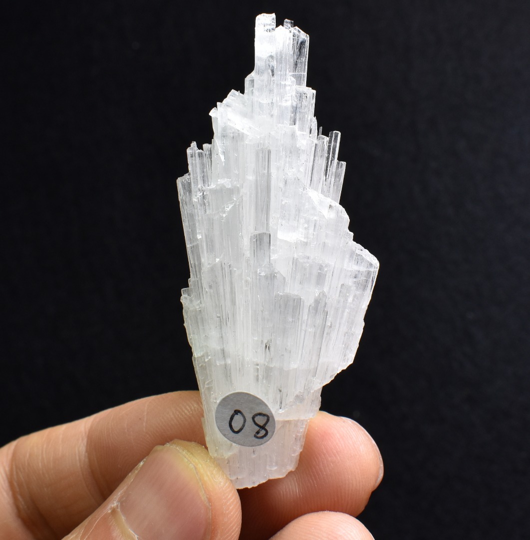 Natural Scolecite Spray, Synergy 12, Raw Crystal Specimen from India - 1 Count - 6 Sizes